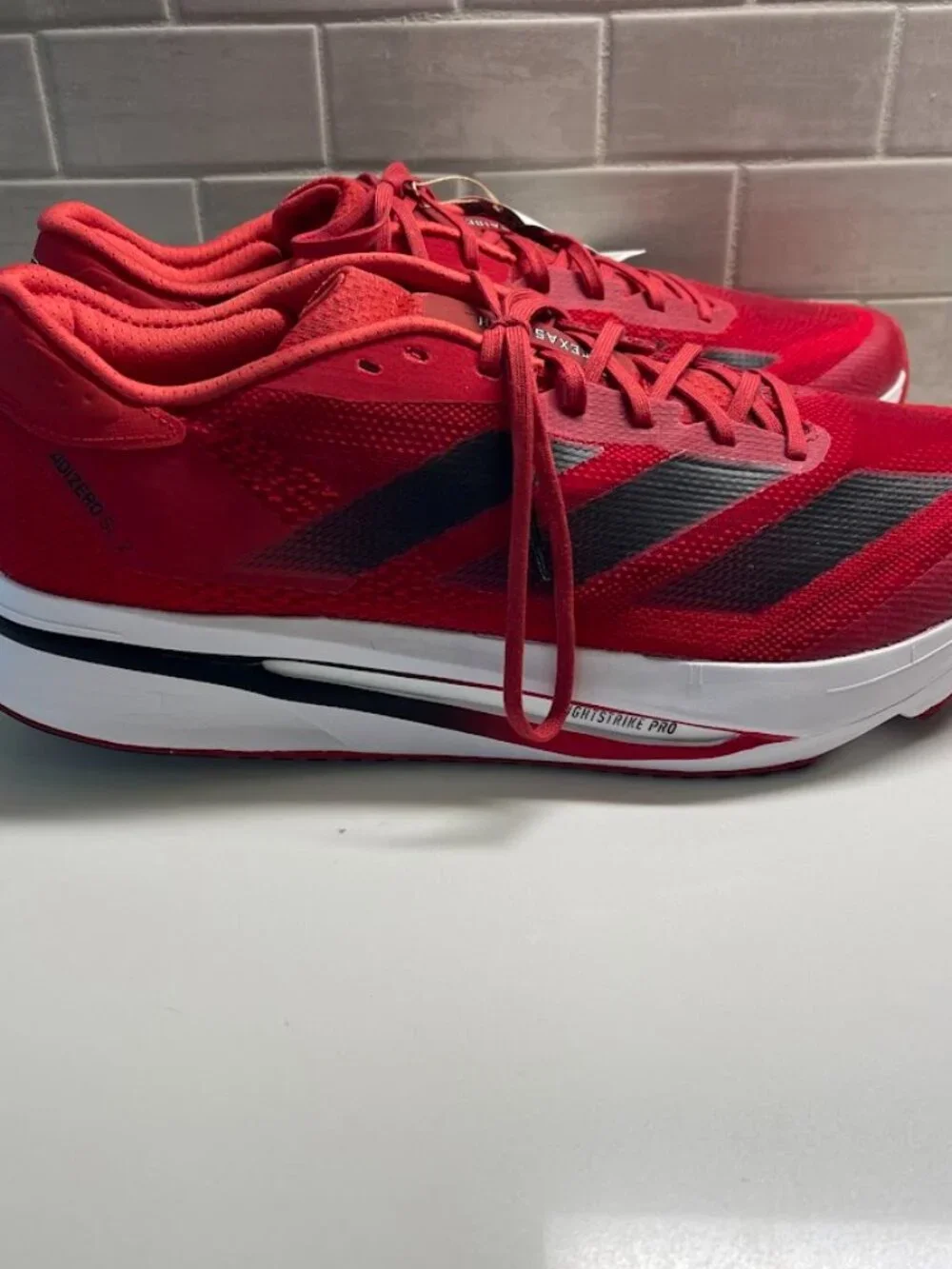 Unisex adidas Size 11/12 Red Texas Tech Red Raiders Adizero Sl2 Running Shoes